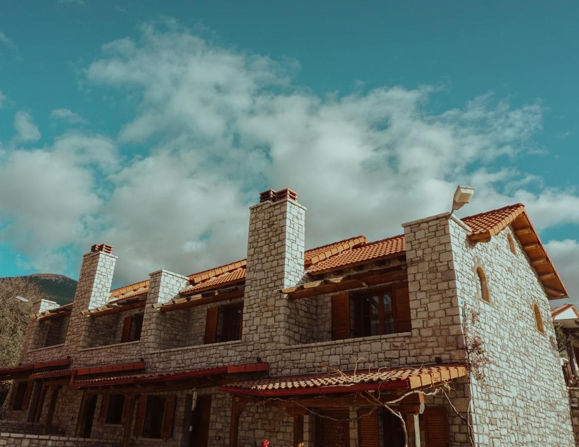 Mezonetes Helmos Apartman Áno Luszí Kültér fotó