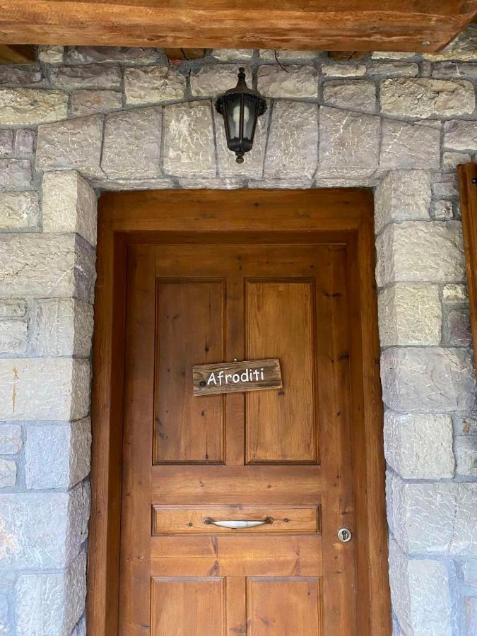 Mezonetes Helmos Apartman Áno Luszí Kültér fotó