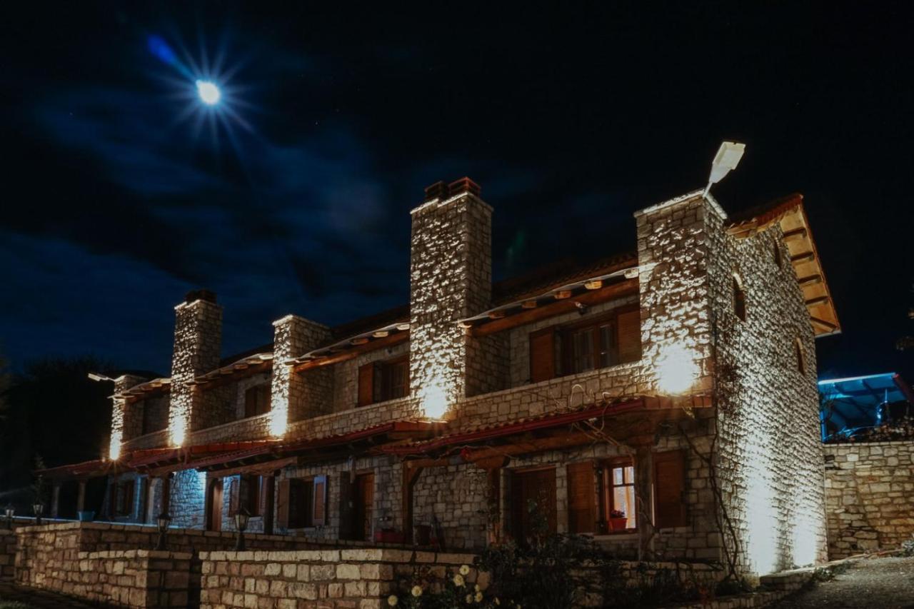 Mezonetes Helmos Apartman Áno Luszí Kültér fotó