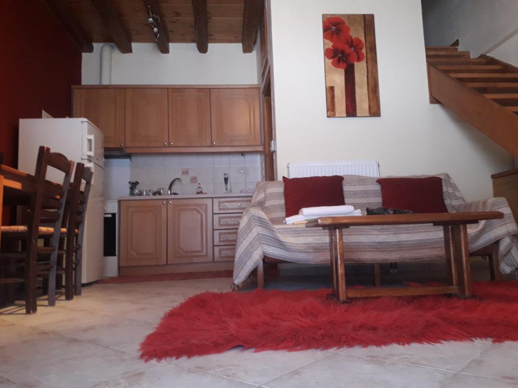 Mezonetes Helmos Apartman Áno Luszí Kültér fotó