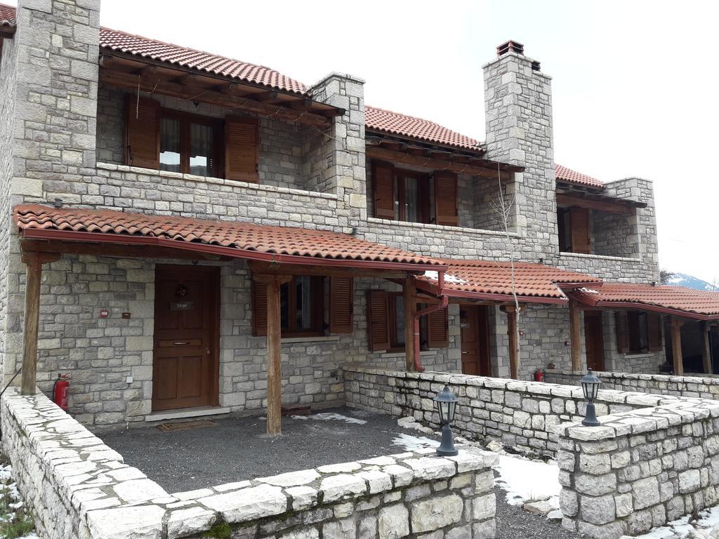 Mezonetes Helmos Apartman Áno Luszí Kültér fotó